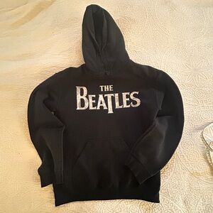 The Beatles Black Apparel with White Logo